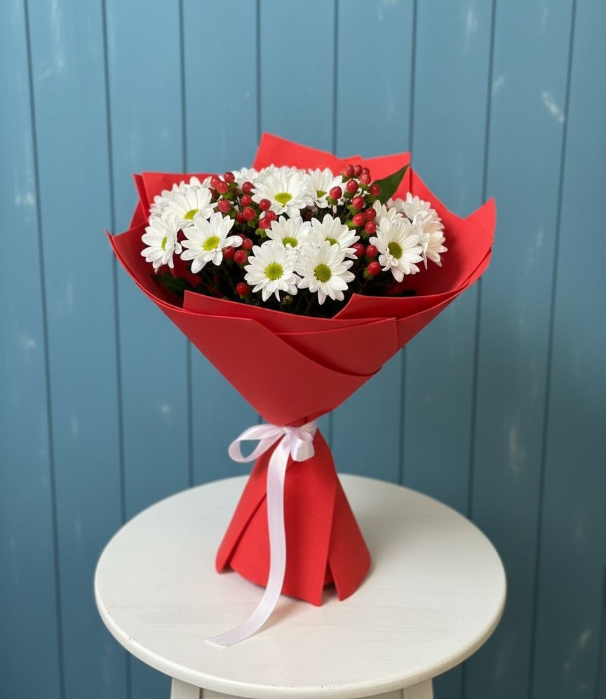 Букет цветов из: Хризантемы в Ямской