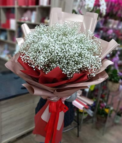 Букет цветов из: Гипсофила в Ямской