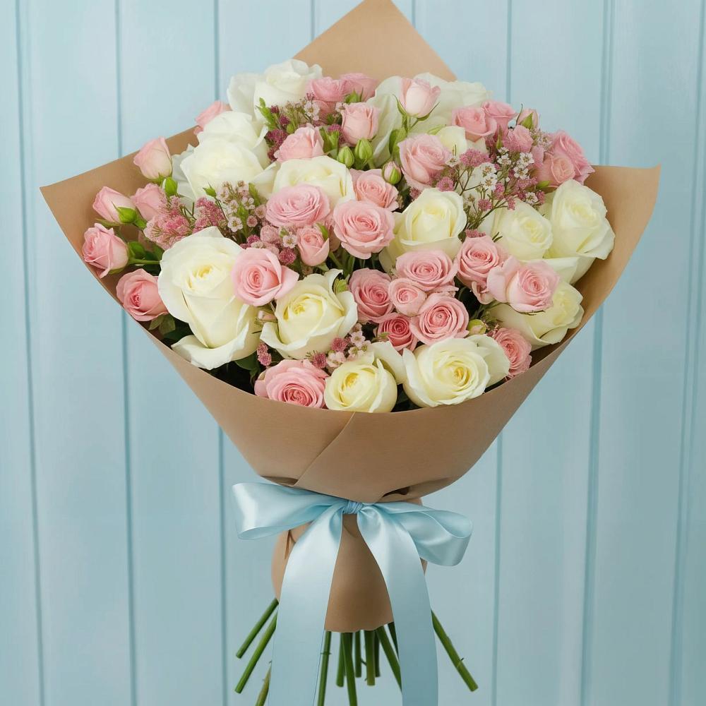 Букет цветов из: Розы в Ямской