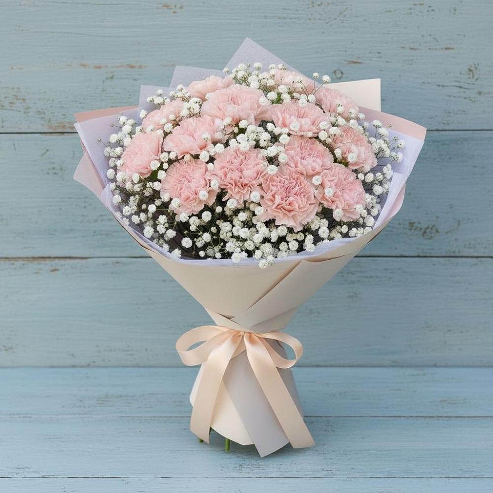 Букет цветов из: Гвоздики в Ямской