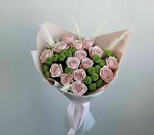 Букет цветов из:  Розы и Хризантемы в Ямской