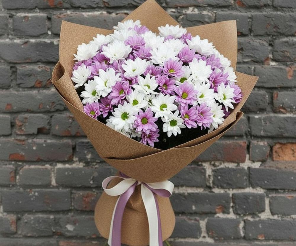Букет цветов из: Хризантемы в Ямской