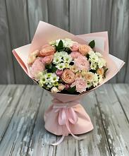 Букет цветов из:  Гвоздики, Розы и Хризантемы #REPLACE_PRED# Ямской