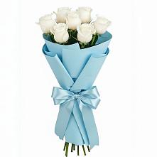 Букет 7 белых роз Проуд #REPLACE_PRED# Ямской