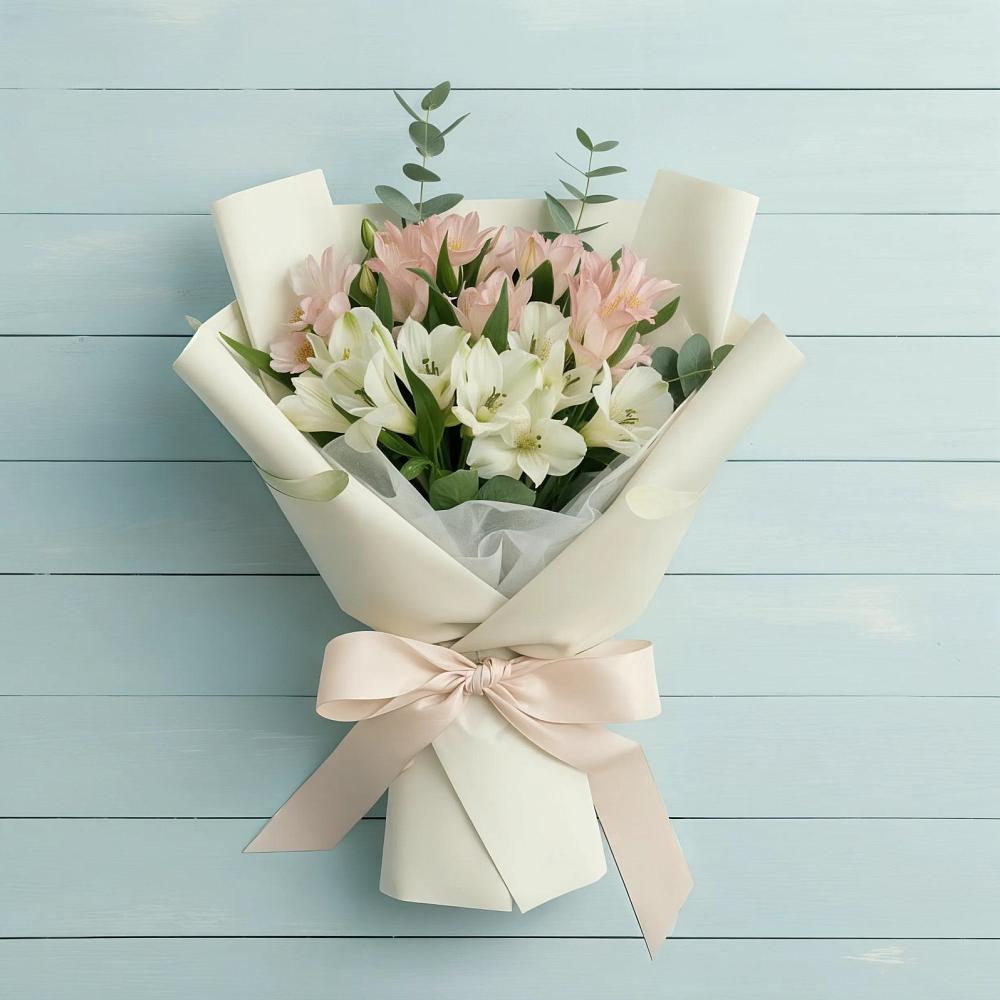 Букет цветов из: Альстромерии в Ямской