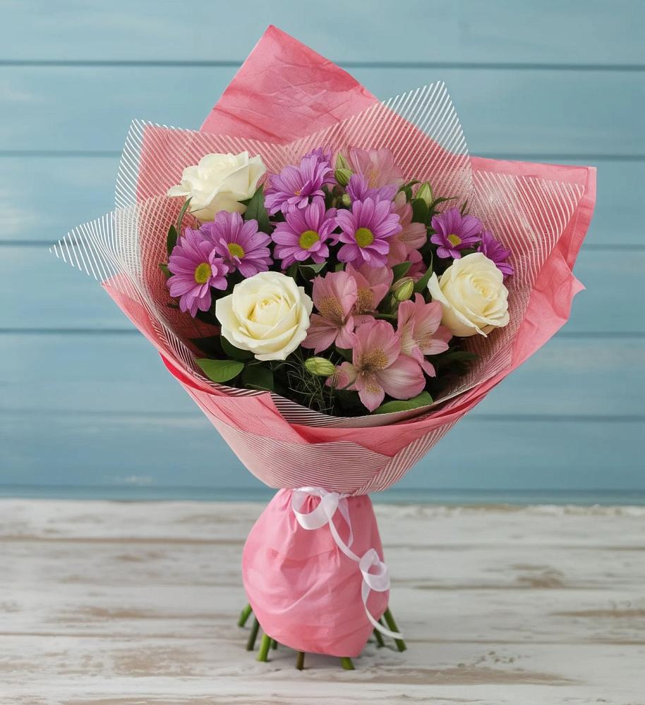 Букет цветов из: Герберы в Ямской