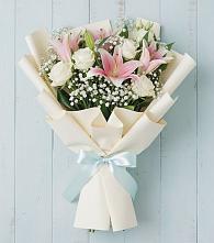 Букет цветов из:  Лилии в Ямской