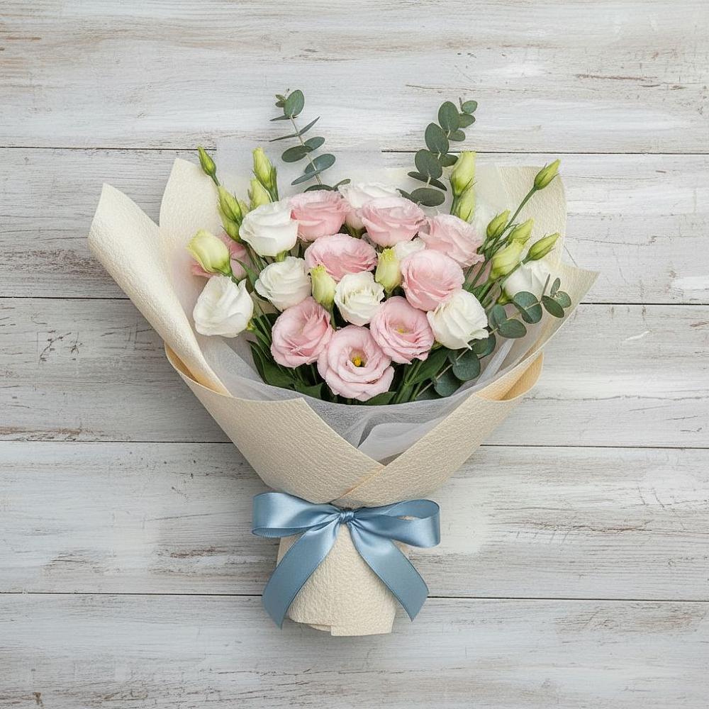 Букет цветов из: Лизиантусы в Ямской